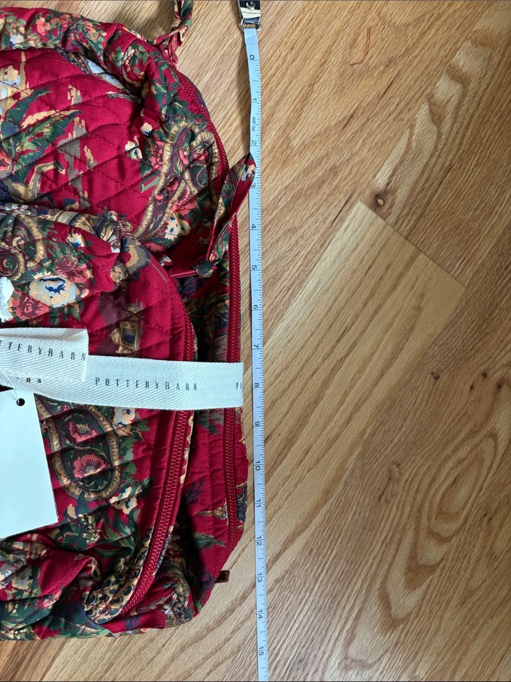 Pottery Barn Spice Route Quilted Cosmetic Bag Set of 2 NWT